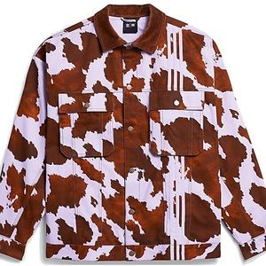 Ivy park adidas cow print jacket